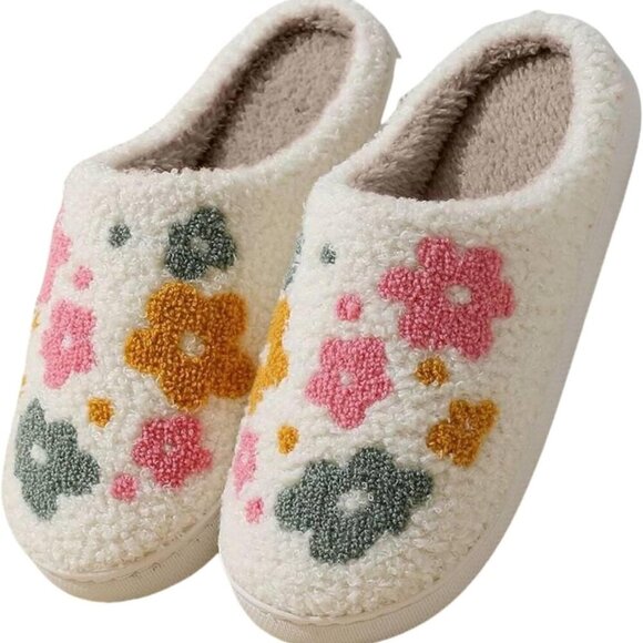 Memory Foam Slippers Winter Indoor Outdoor Fur Lined House Shoes for Women Men - Picture 7 of 7